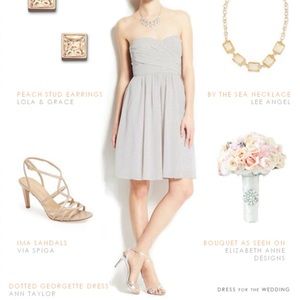 Dotted Georgette Ann Taylor size 8 dress